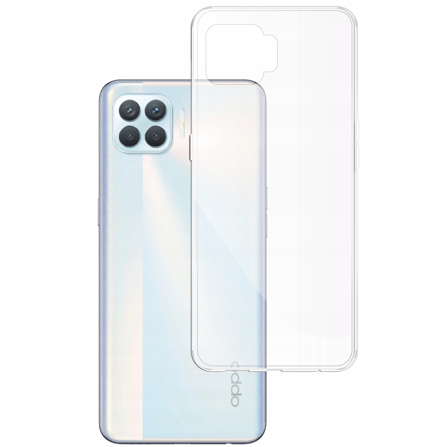 

Etui do Oppo Reno 4 Lite gumowe Slim Clear View
