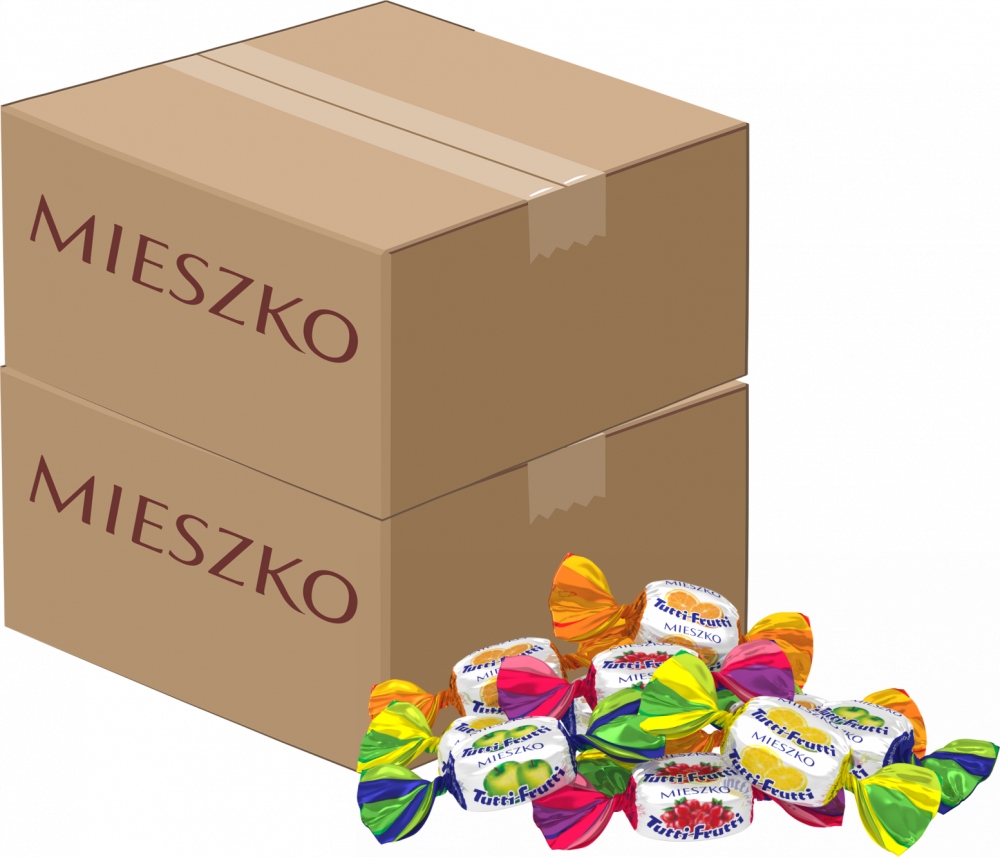 Cukierki Mieszko Tutti frutti mix owocowy 5kg