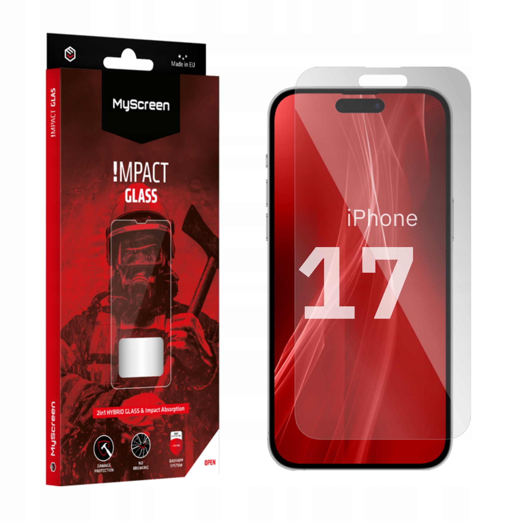 Sklo pro Apple iPhone 17 6.3" MyScreen Impact Glass