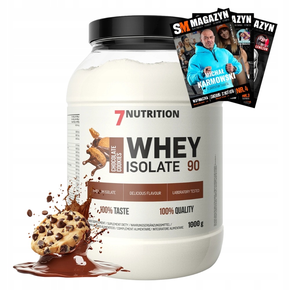 7NUTRITION Whey Isolate 90 1000 g Regenerace Svalová Hmota Síla Energie