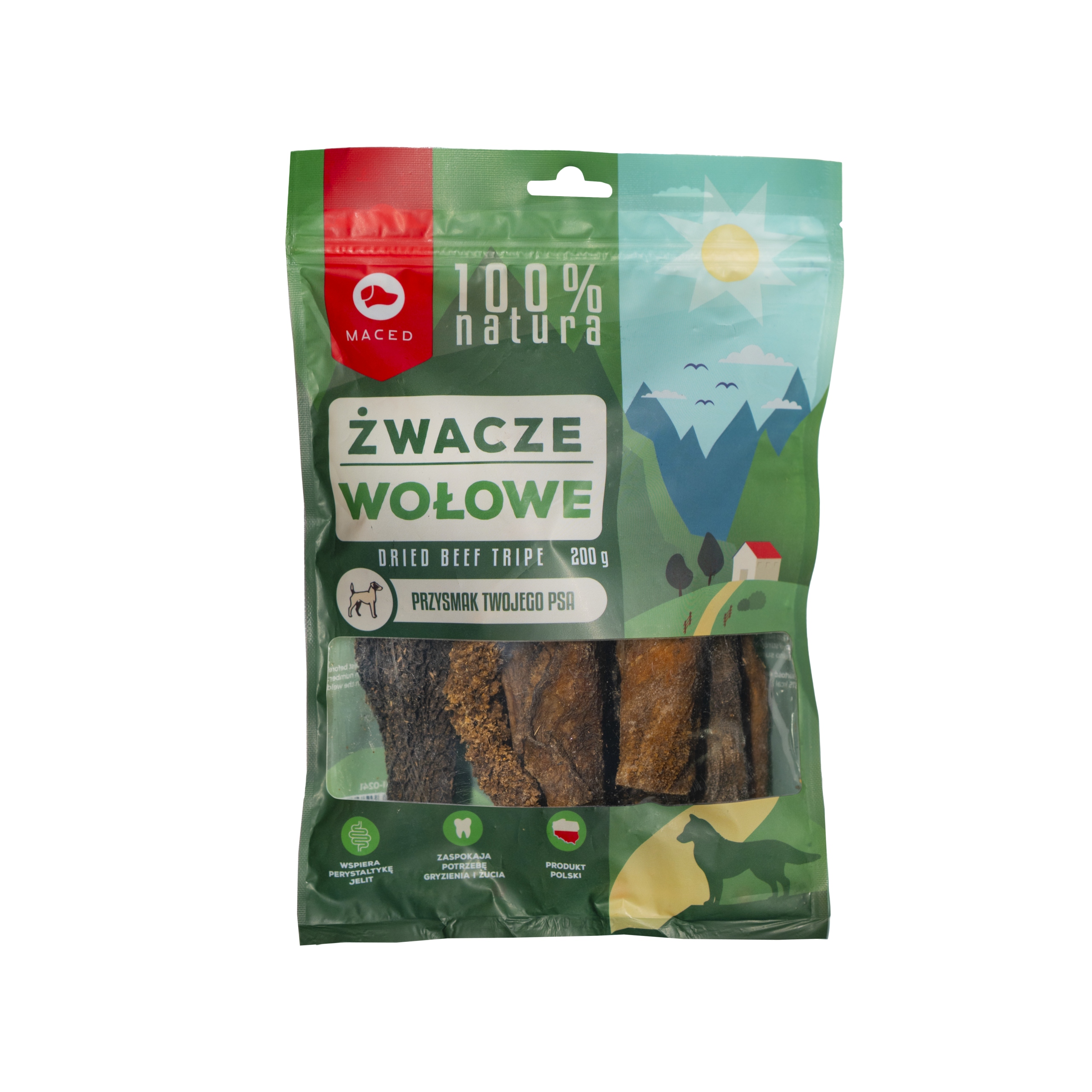 Maced Hovězí Čepce Psí pamlsek 200 g