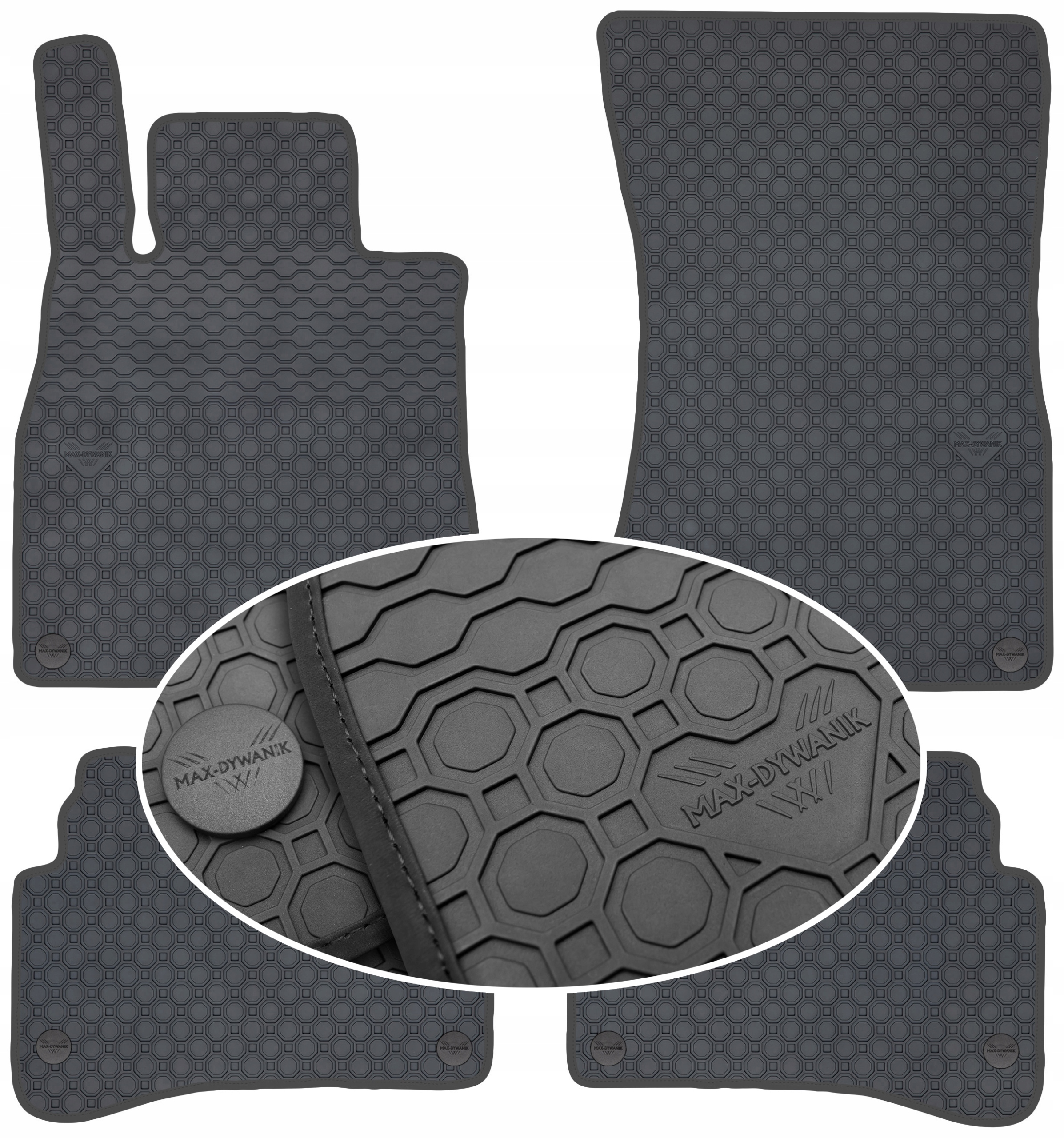 S-Klasa W222 Short 2013-2020 Koberce Čierne