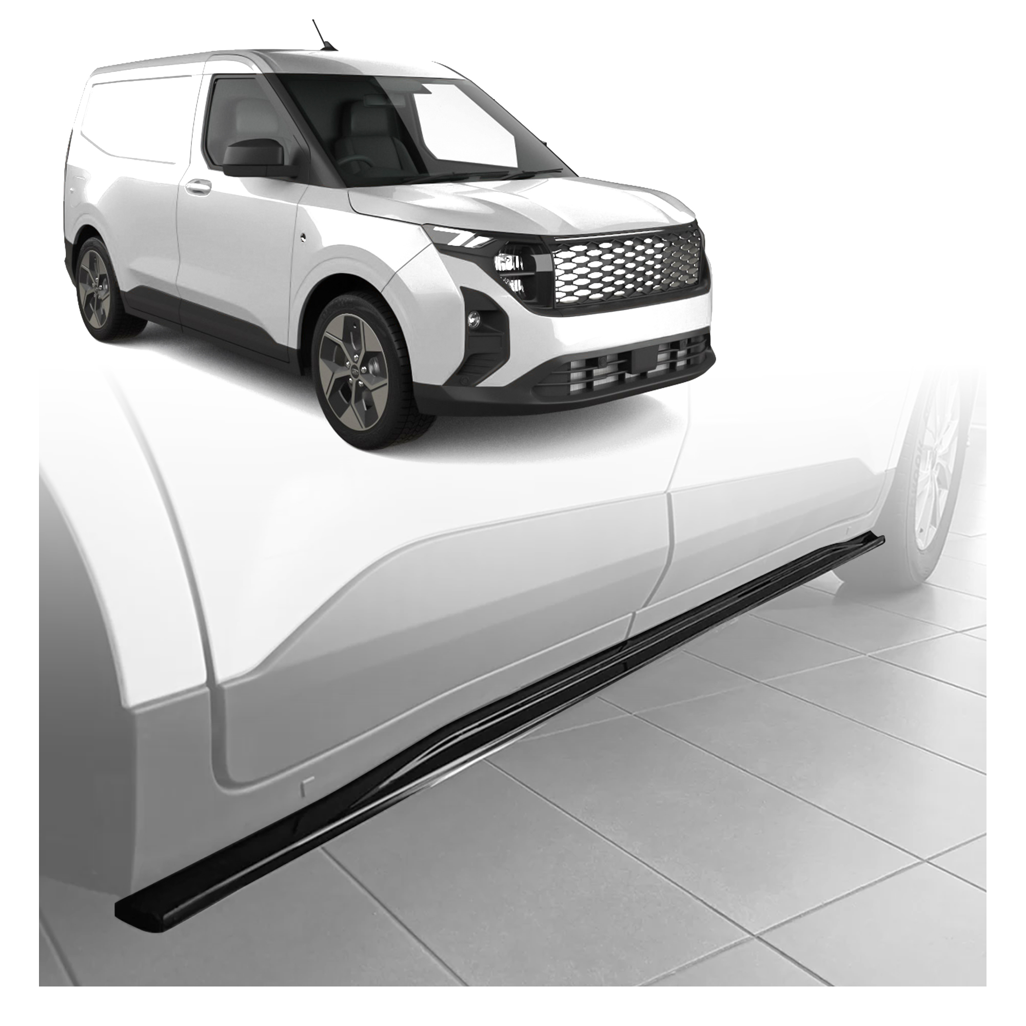 Kryty prahů pro Ford Transit Courier II 2023-