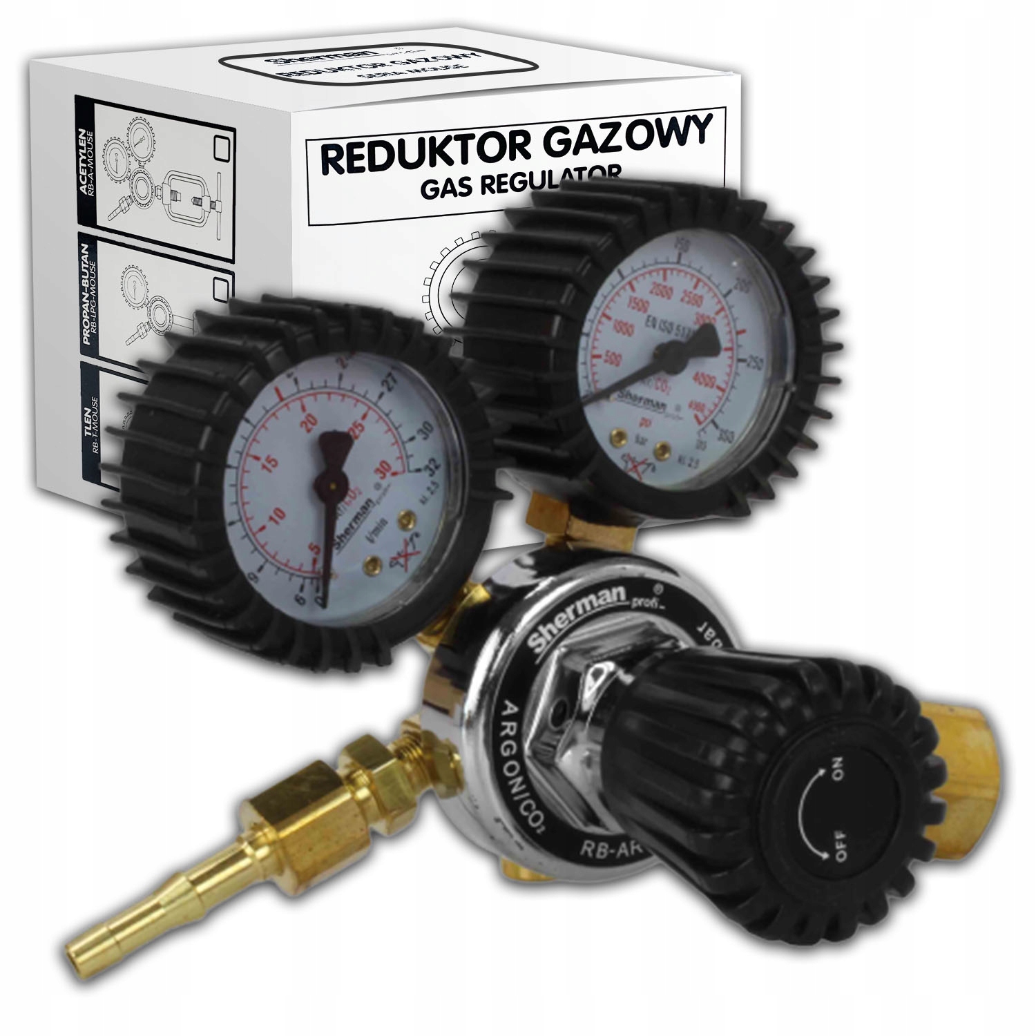 

Reduktor do CO2/Argon RB-CO2-MOUSE Sherman 200 bar