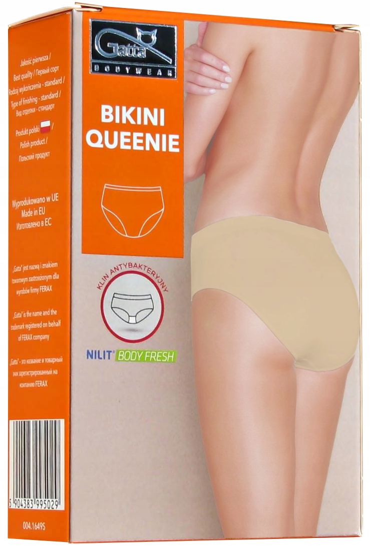 

Gatta Damskie Figi Bezszwowe - Queenie Bikini r.S