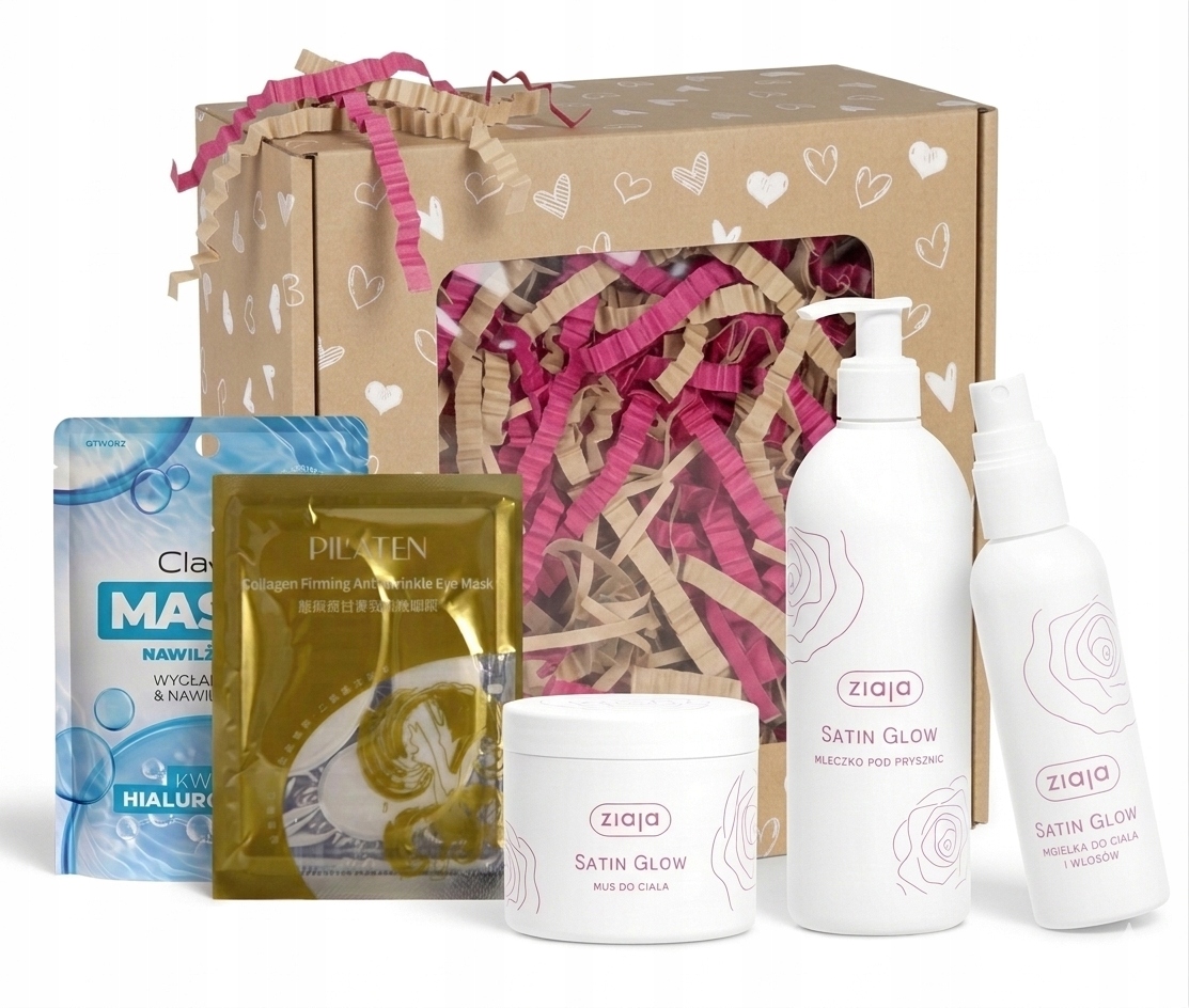 Ziaja Satin Glow Dla Mamy Zestaw Kosmetyków Na Dzień Mamy