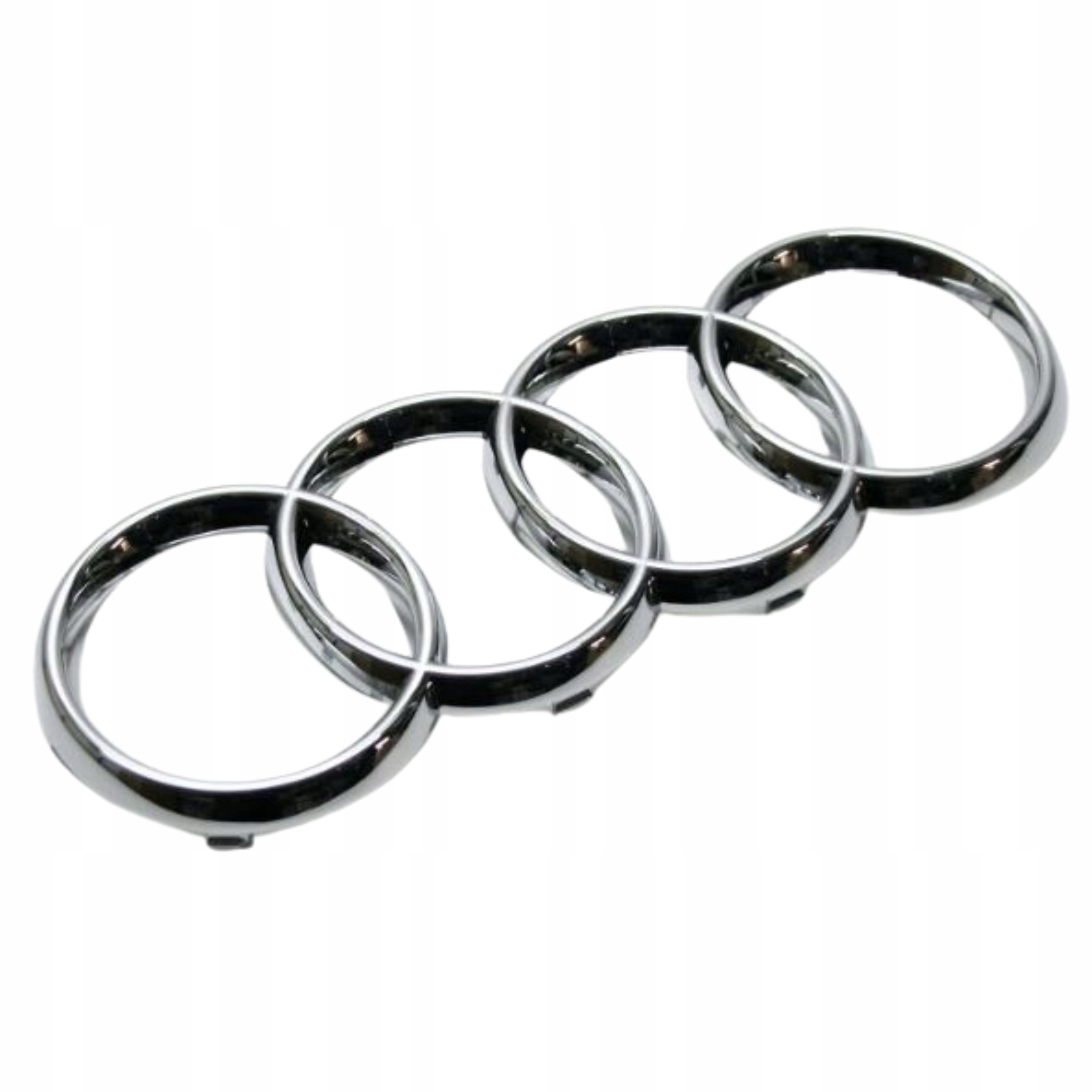 Emblemat Znaczek na Przód do Audi A3 A4 B7 B8 A5 A6 C8 Srebrny Połysk 273MM