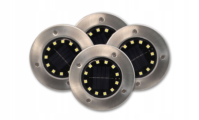 

Lampa Led solarna 12xSMD wbijana ogrodowa 4 szt.