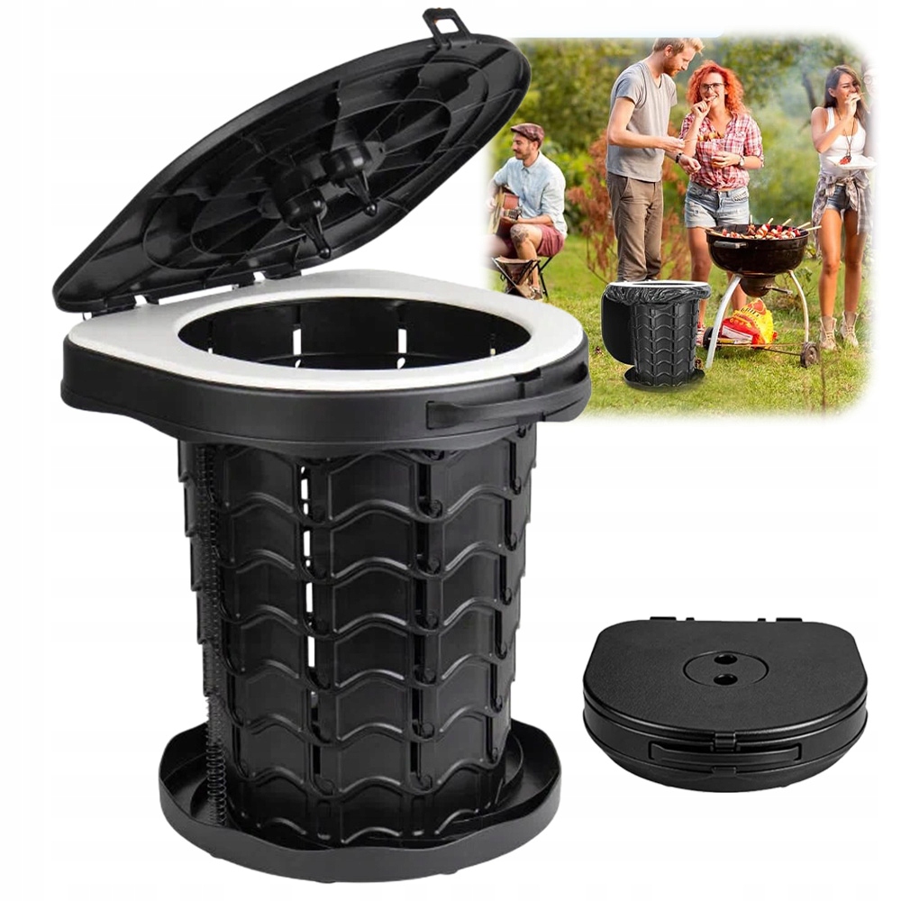 Turistické skládací Wc 150 kg Přenosné cestovní kempování Sada Obal
