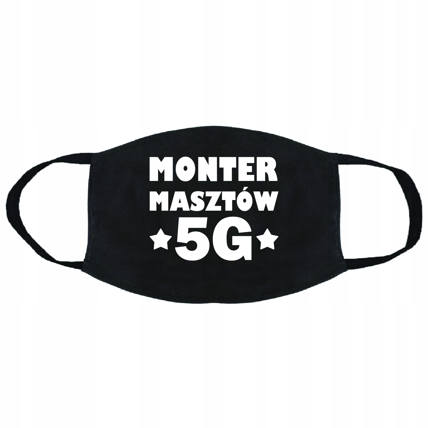 

Maseczka Bawełniana Śmieszna 5G Płaska Ziemia