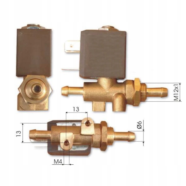 ELEKTROZAWÓR DO GAZÓW SPAWALNICZYCH AC230V Kod producenta EZAC230V