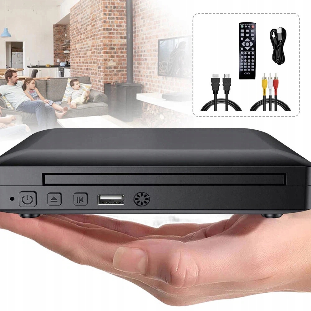 DVD Přehrávač Usb CD DVD Hd 1080P S Hdmi Pro Tv Mini Set