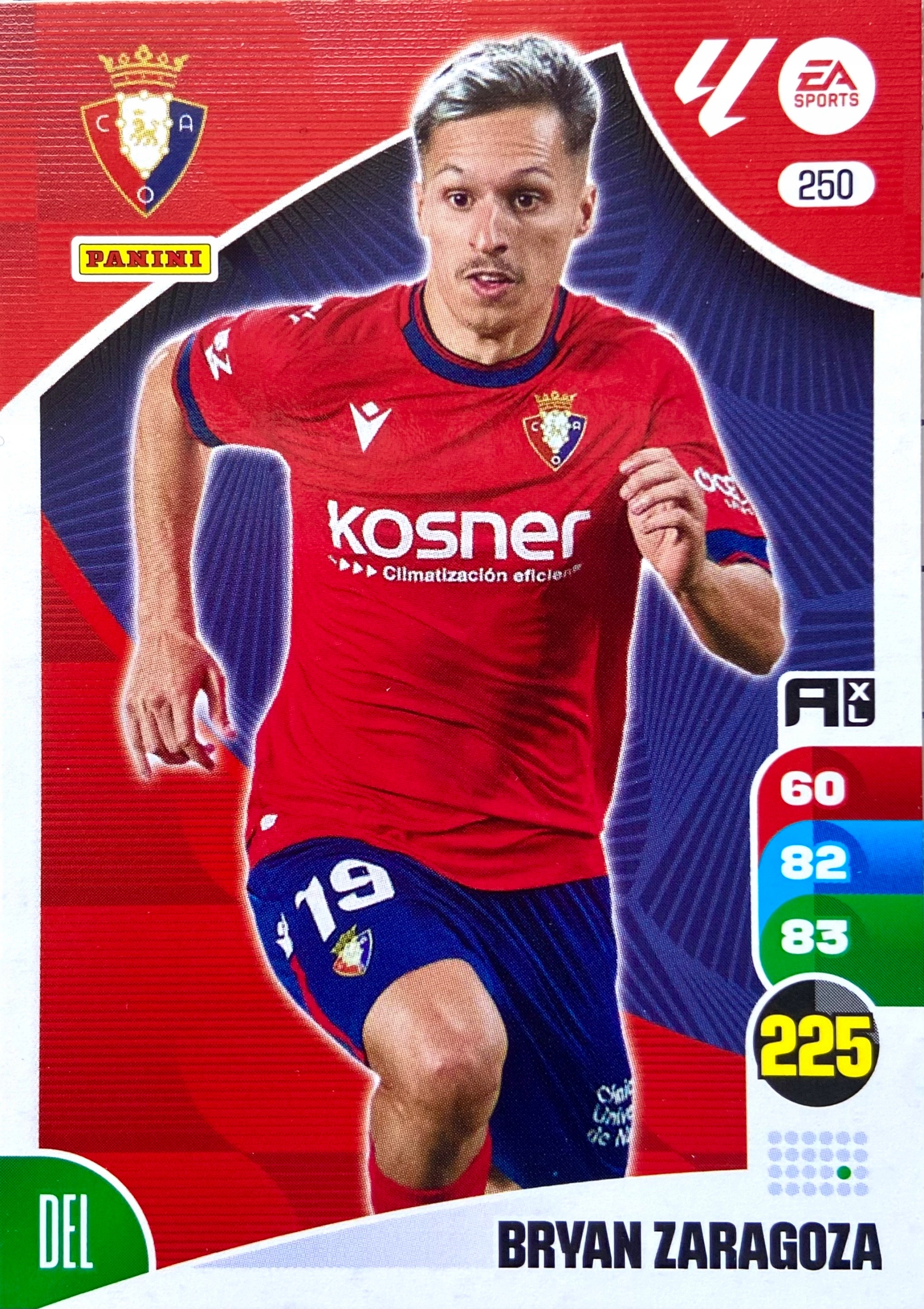 Panini La Liga 2024-25 2025 Base 250 Bryan Zaragoza Ca Osasuna
