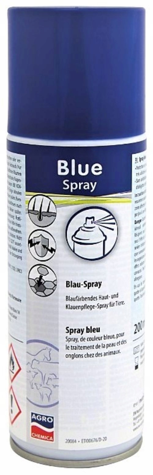 Blue spray Ac 400ml na otarcia Rany dla koni deks-pantenol, karwakrol