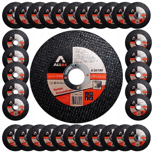 50SZT TARCZA DO CIĘCIA METALU 125 x 2,0MM TARCZE DO CIĘCIA METALU 125 MOCNA