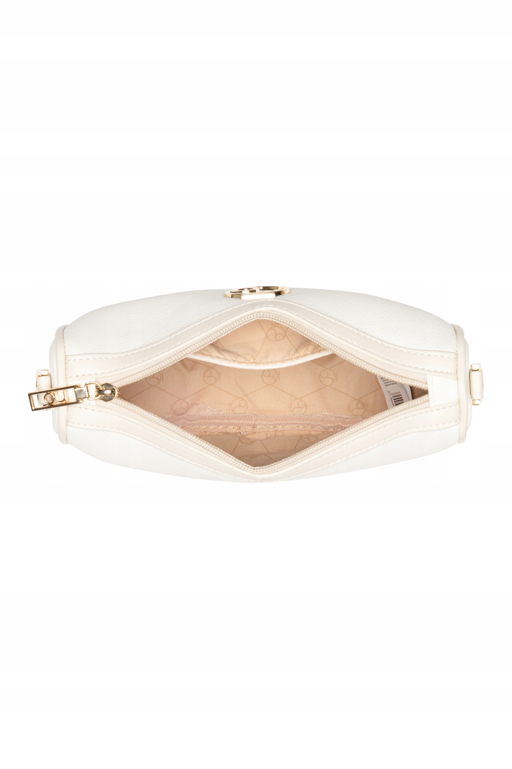 TOREBKA DAMSKA LISTONOSZKA NOBO BIAŁA ELEGANCKA KOMPAKTOWA Wielkość mała (nie mieszcząca A4)