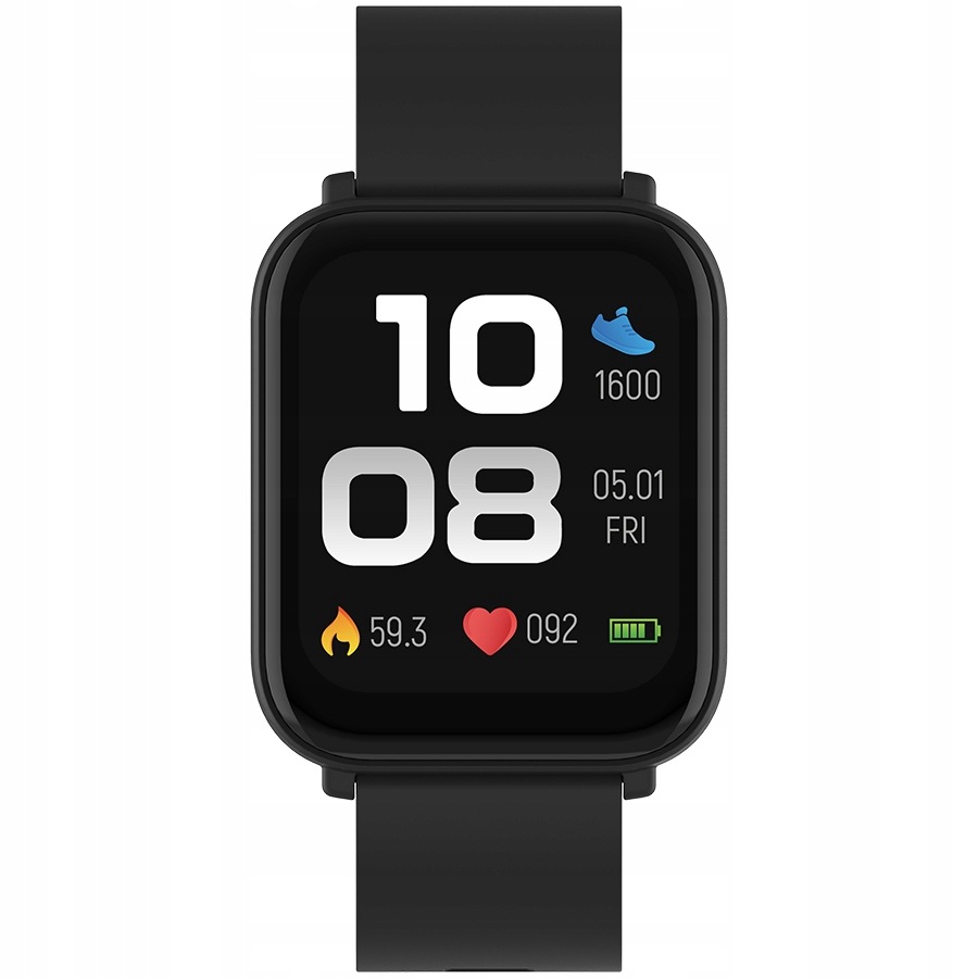 Canyon Smartwatch Easy Sw 54 Zegarek Sportowy Do Android Ios Czarny