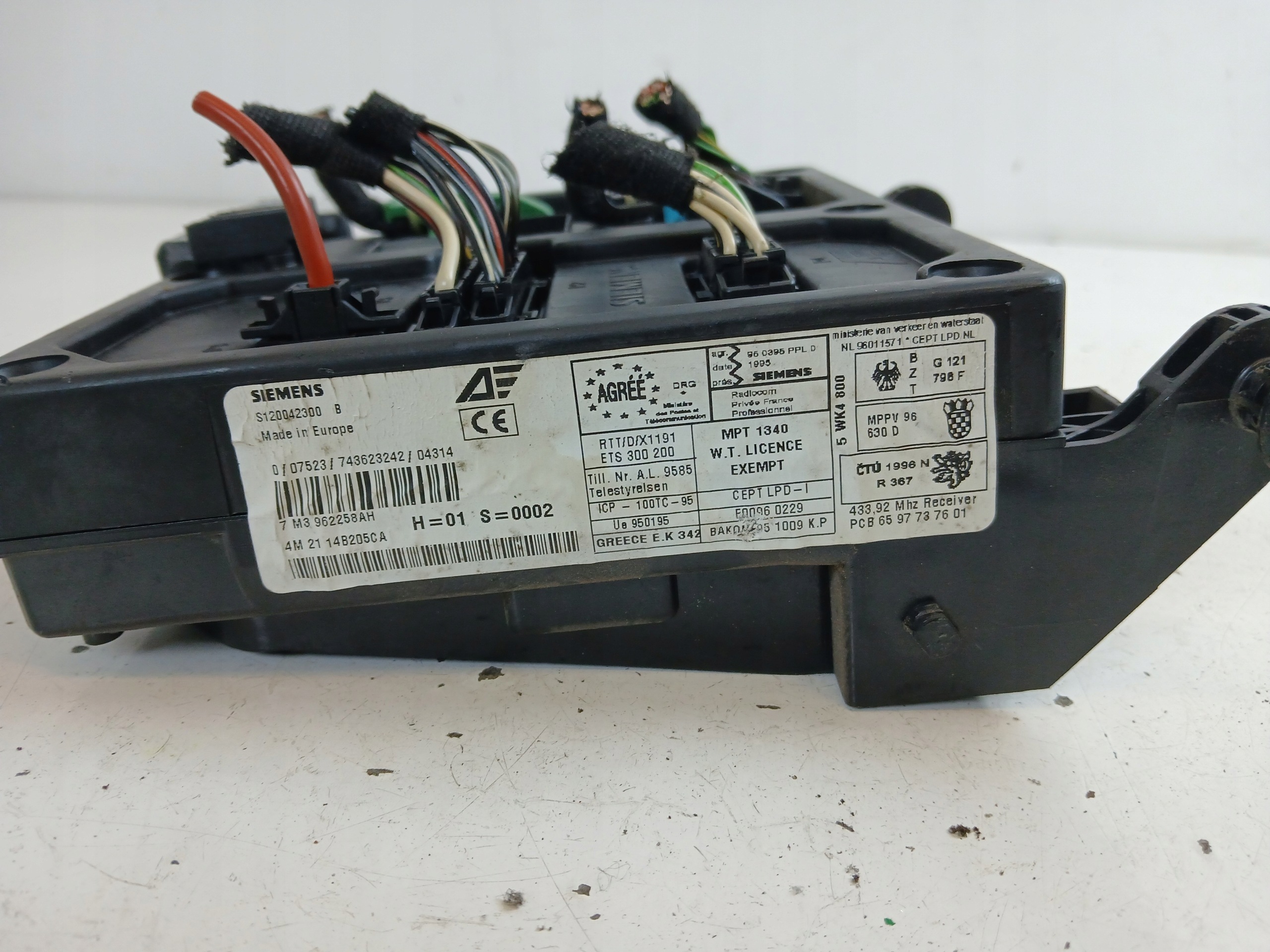 VW SHARAN e FORD GALAXY CENTRALINA FUSIBILI 7M3962258AH