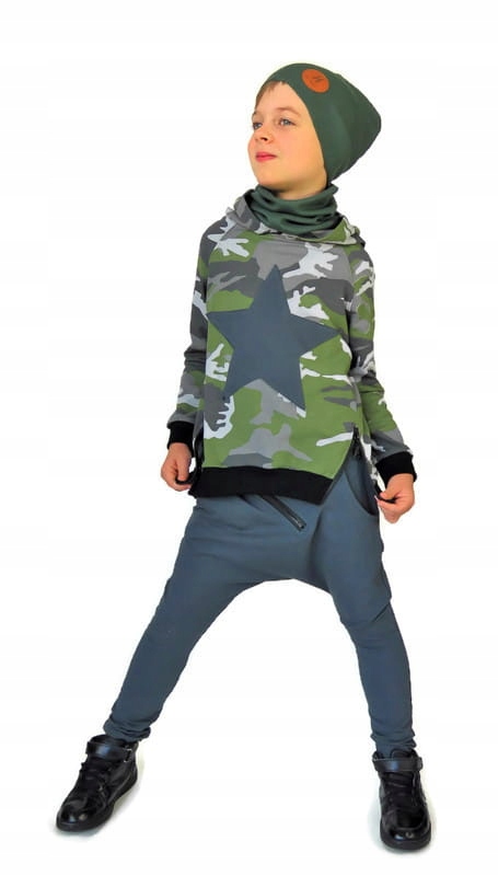 

Grafitowe spodnie baggy Caramba Mamma 146