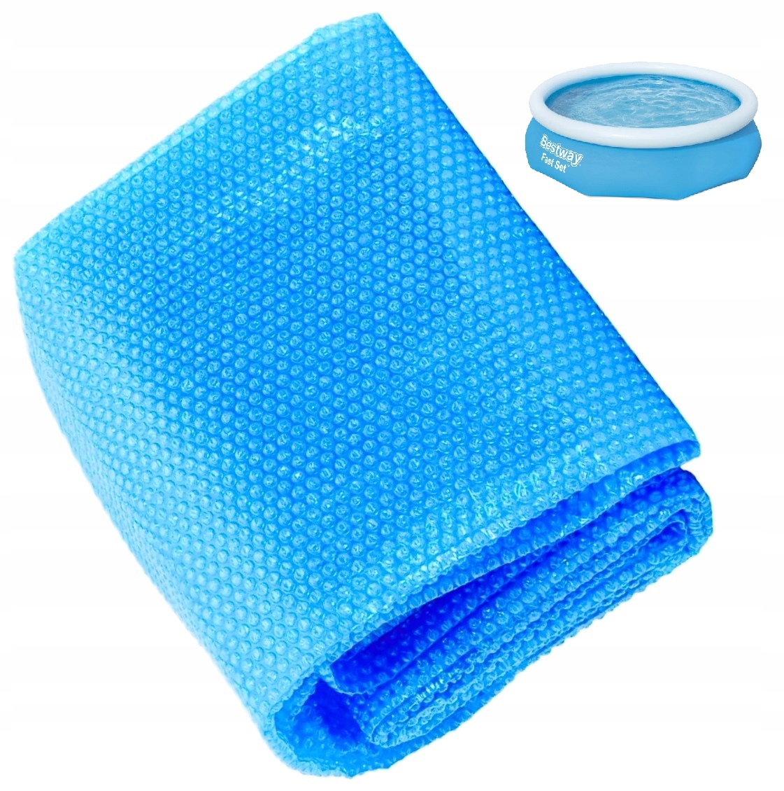 Bublinková fólie solárním panelem do bazénu bazén Bestway Fast Set 305 cm 3 m