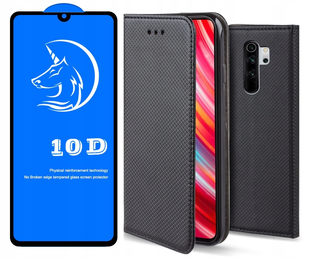 

Pokrowiec Etui futerał do Xiaomi Redmi 9 Szkło 10D