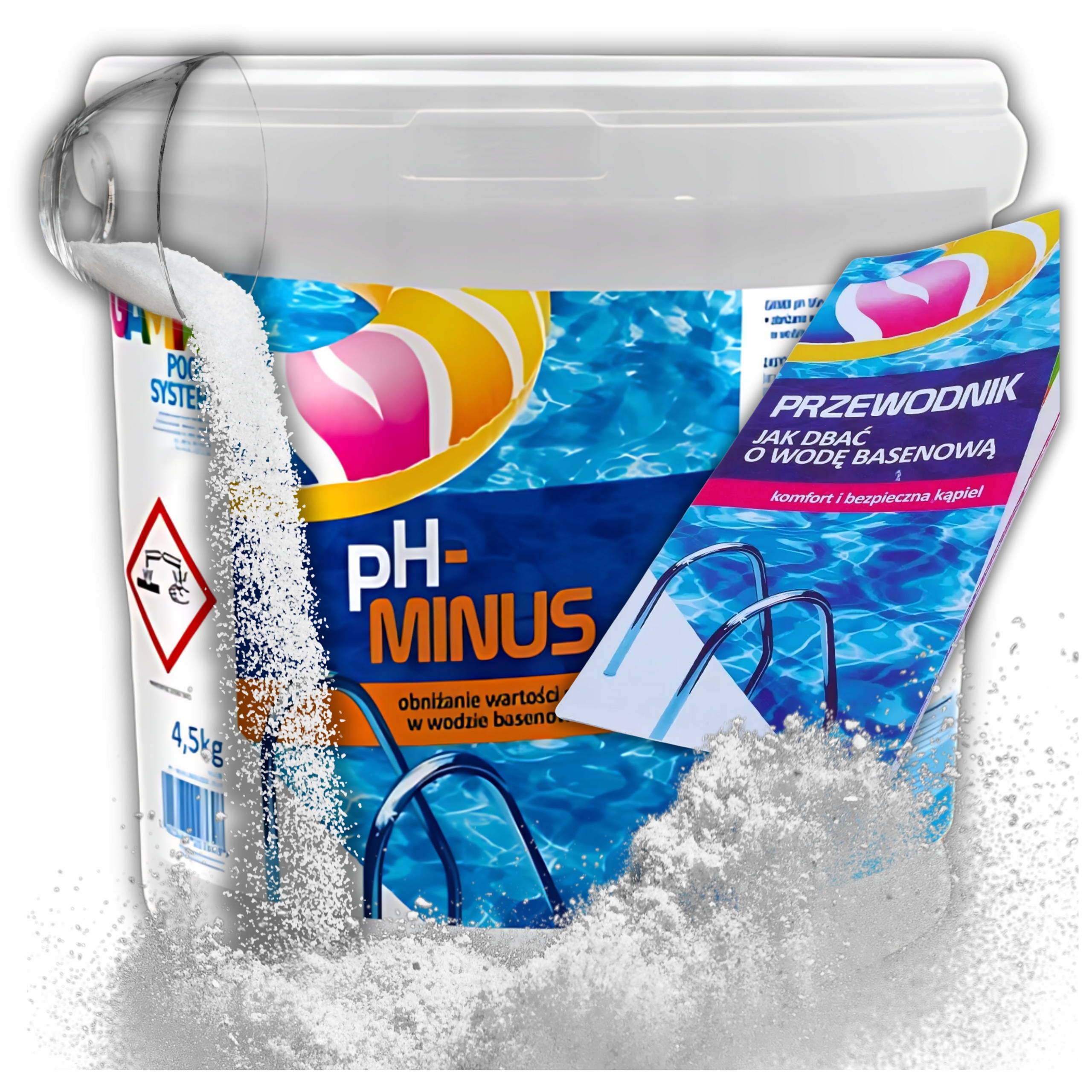 Ph Minus 4,5KG Ph- Chemia Basenowa Granulat Do Wody Basenu Gamix Poradnik