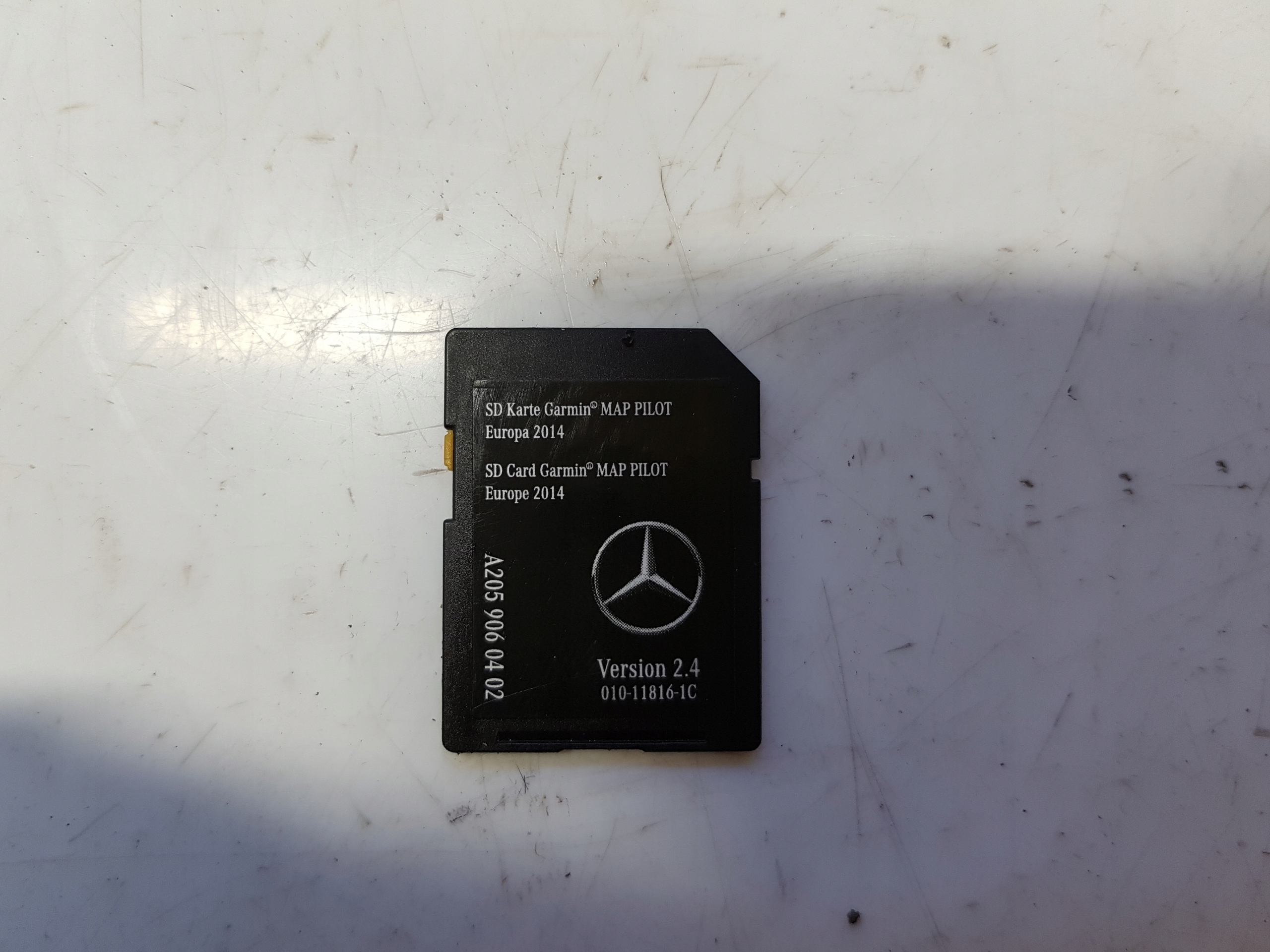 MERCEDES W205 SD навигационная карта A2059060402