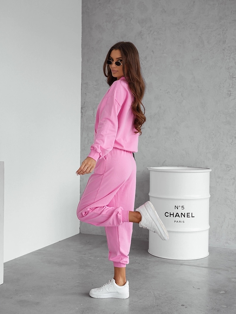 Tepláková Souprava Bavlna 82162 Růžová L (40)