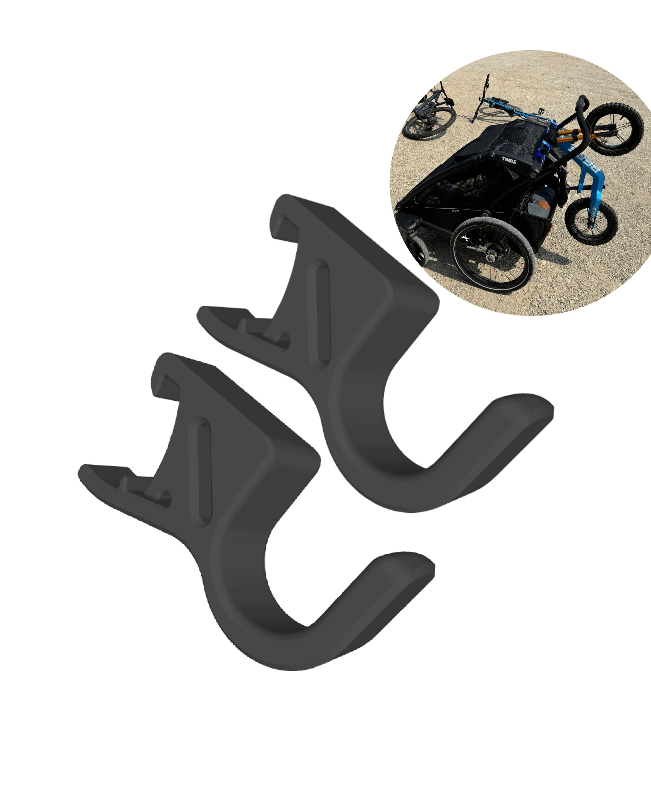 Bagażnik Rowerowy Do Wózków i Przyczepki Thule Chariot Sport Cross Cab Lite