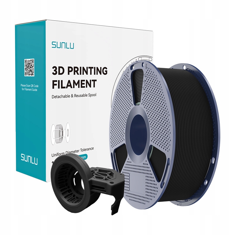 Filament Sunlu Petg High- Speed Matte 1. 75mm 1kg (czarny) Sunlu