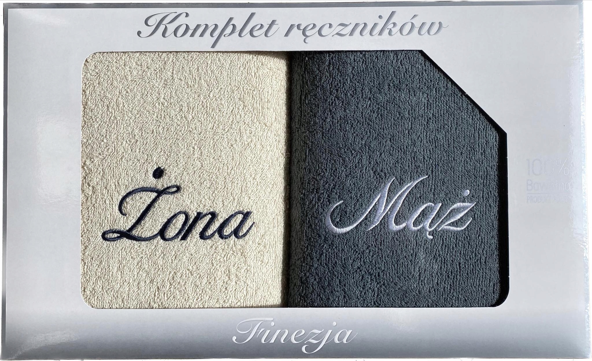 

Komplet Ręczników Mąź I Żona 70X140