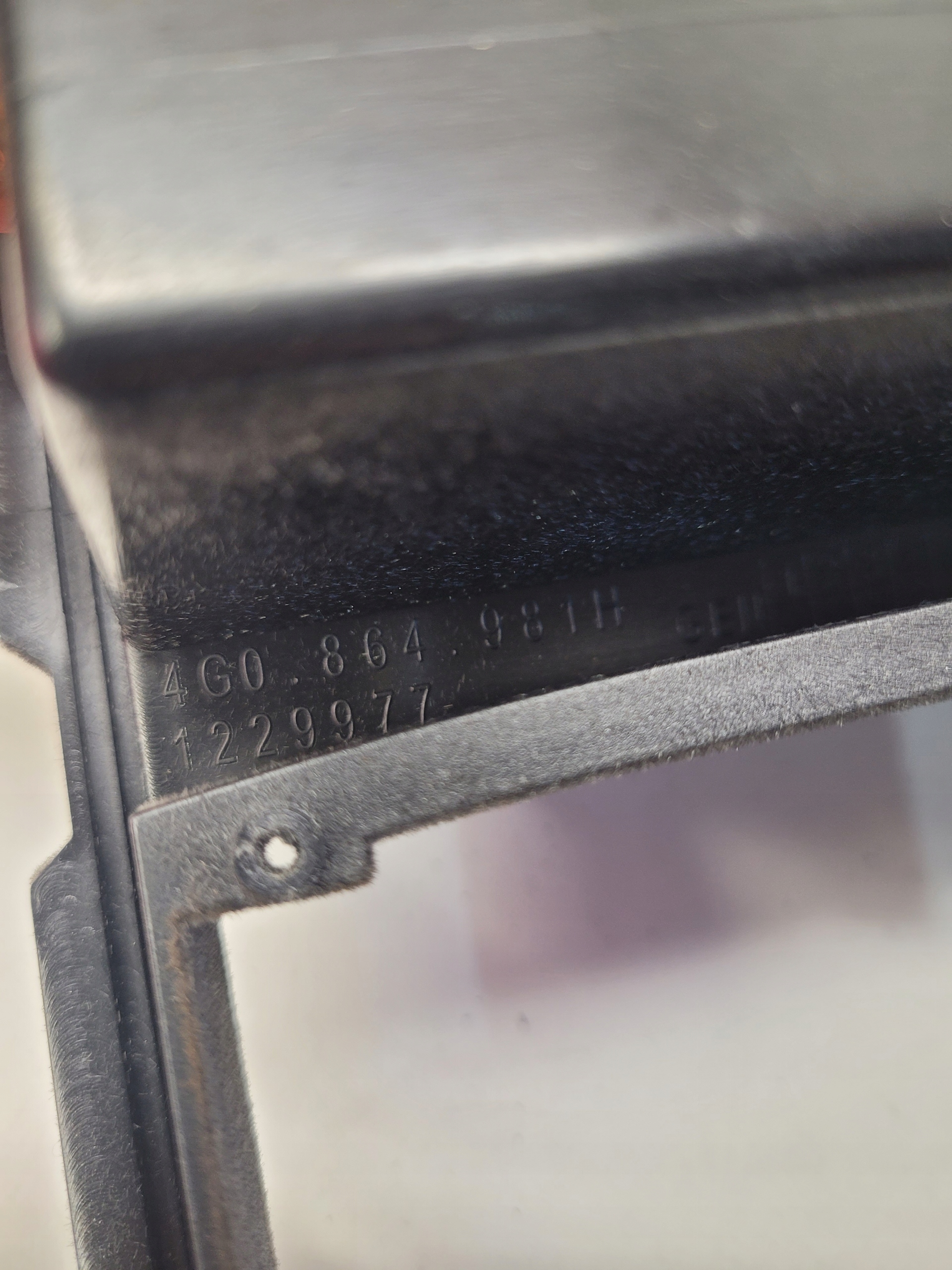 HANDSCHUHFACH ABDECKUNG, HUTABLAGE TUNELU AUDI A6 C7 4G0864981H