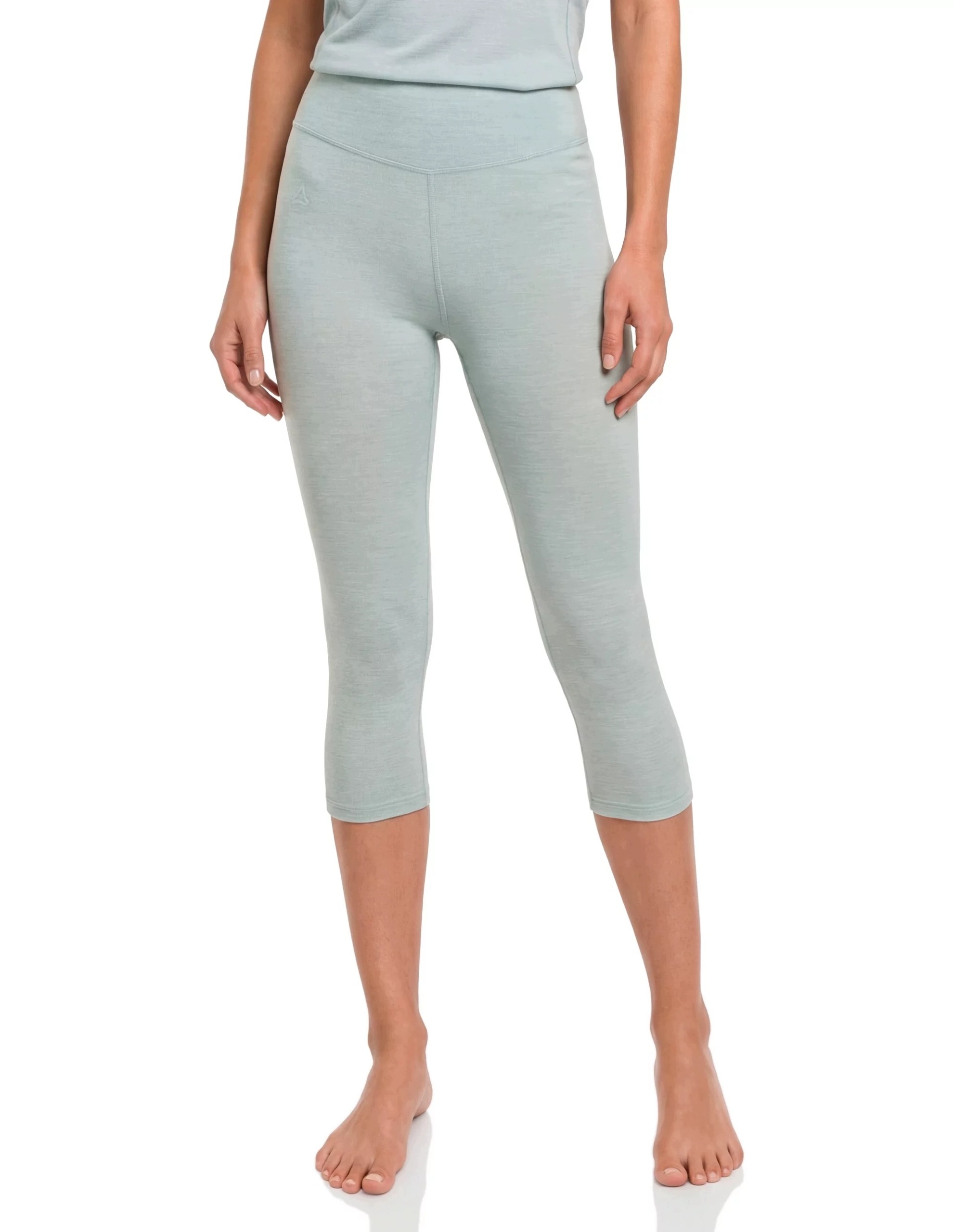 Legginsy termoaktywne 3/4 merino damskie Schöffel Luterra Szary 42