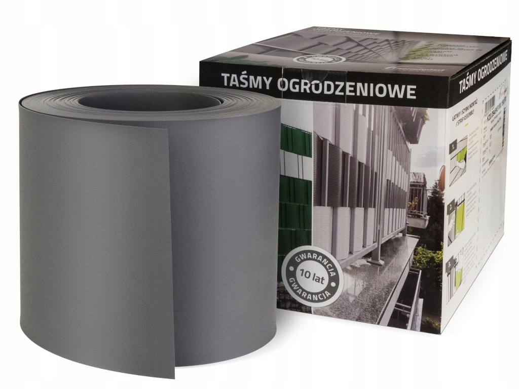 

Taśma Osłona Ogrodzeniowa Thermoplast Basic Grafit