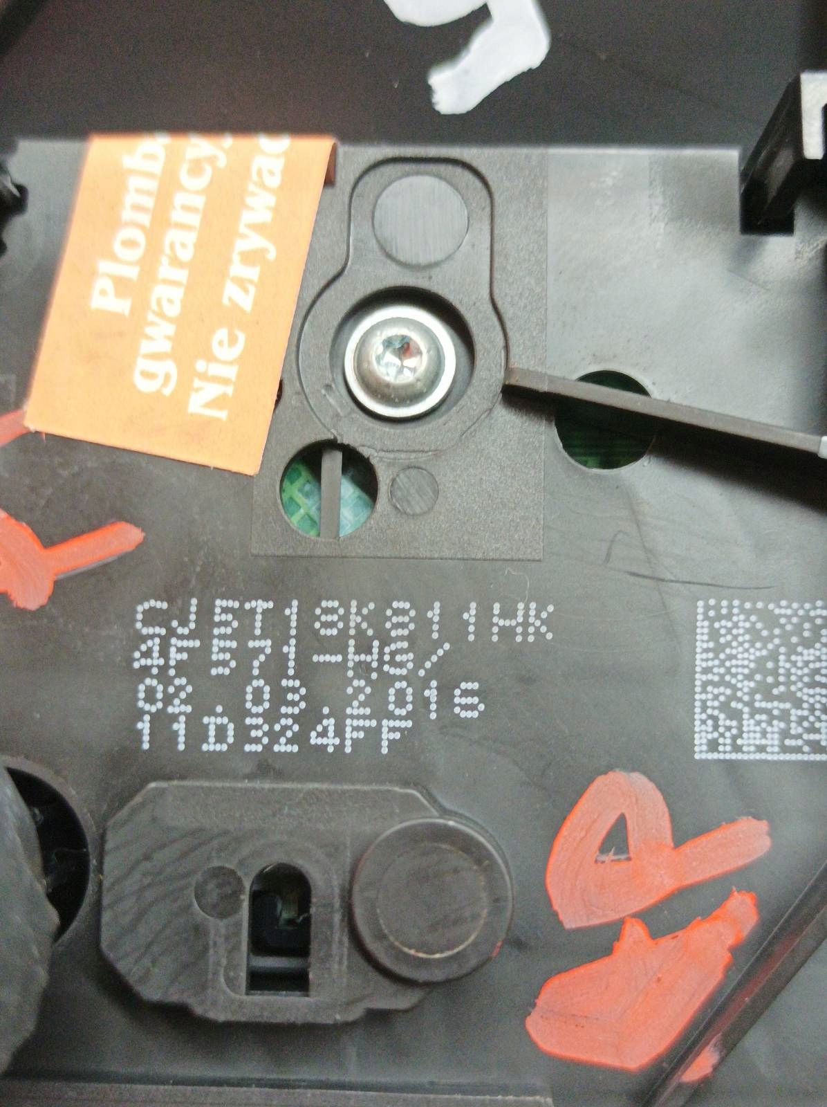 control panel RADIA CJ5T-18K811-HK Ford Kuga II (2012-)