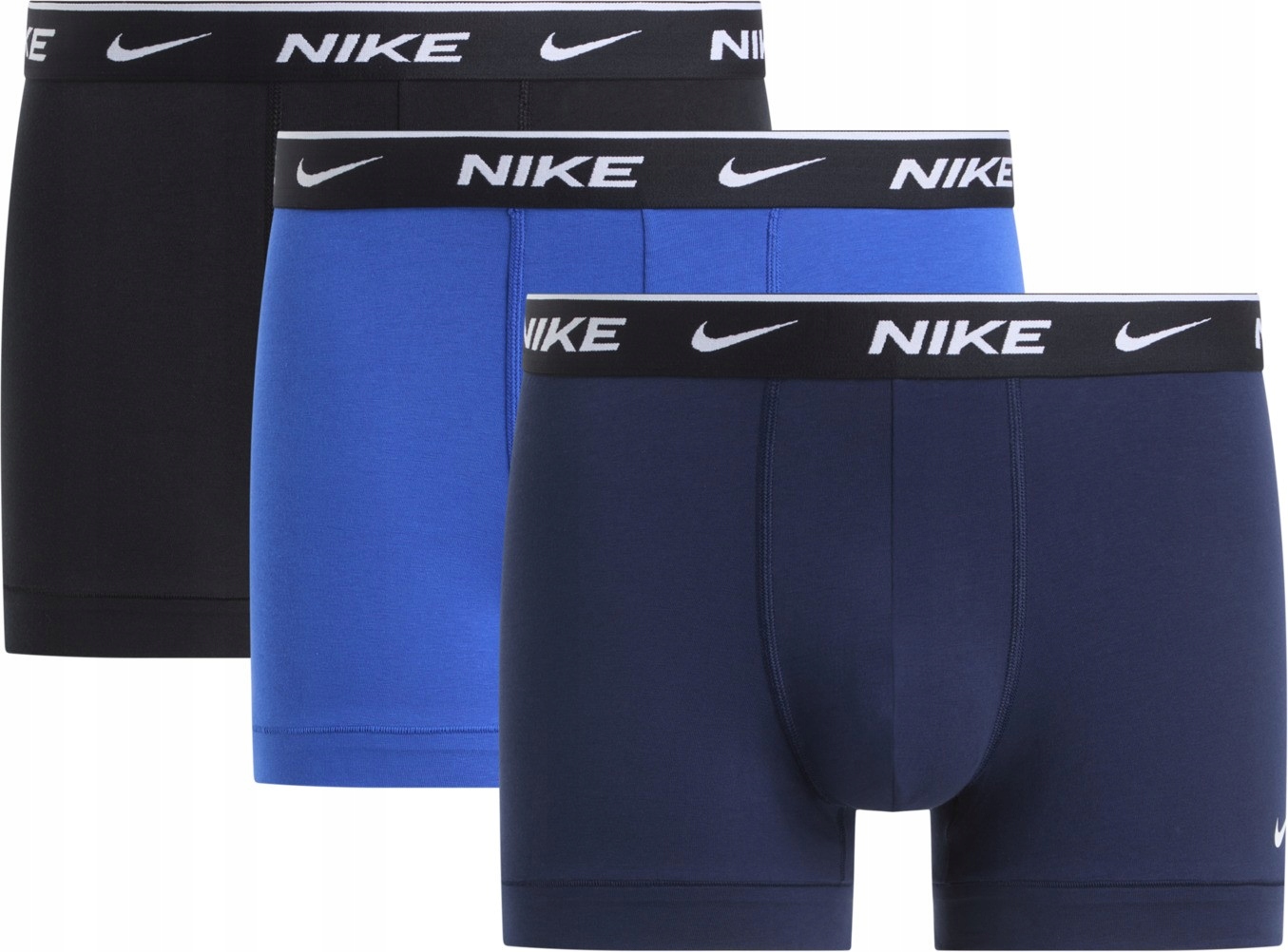 Boxerky, tanga, slipy Nike Essntial Cotton Strc Trunk 3PK