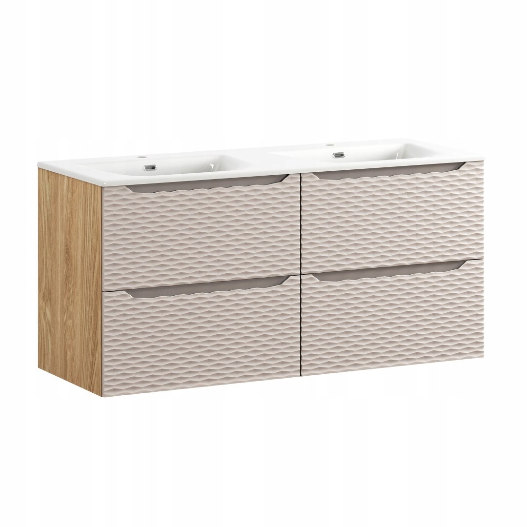 Zestaw meblowy 120cm Ocean Beige z umywalką meblową Sky Comad