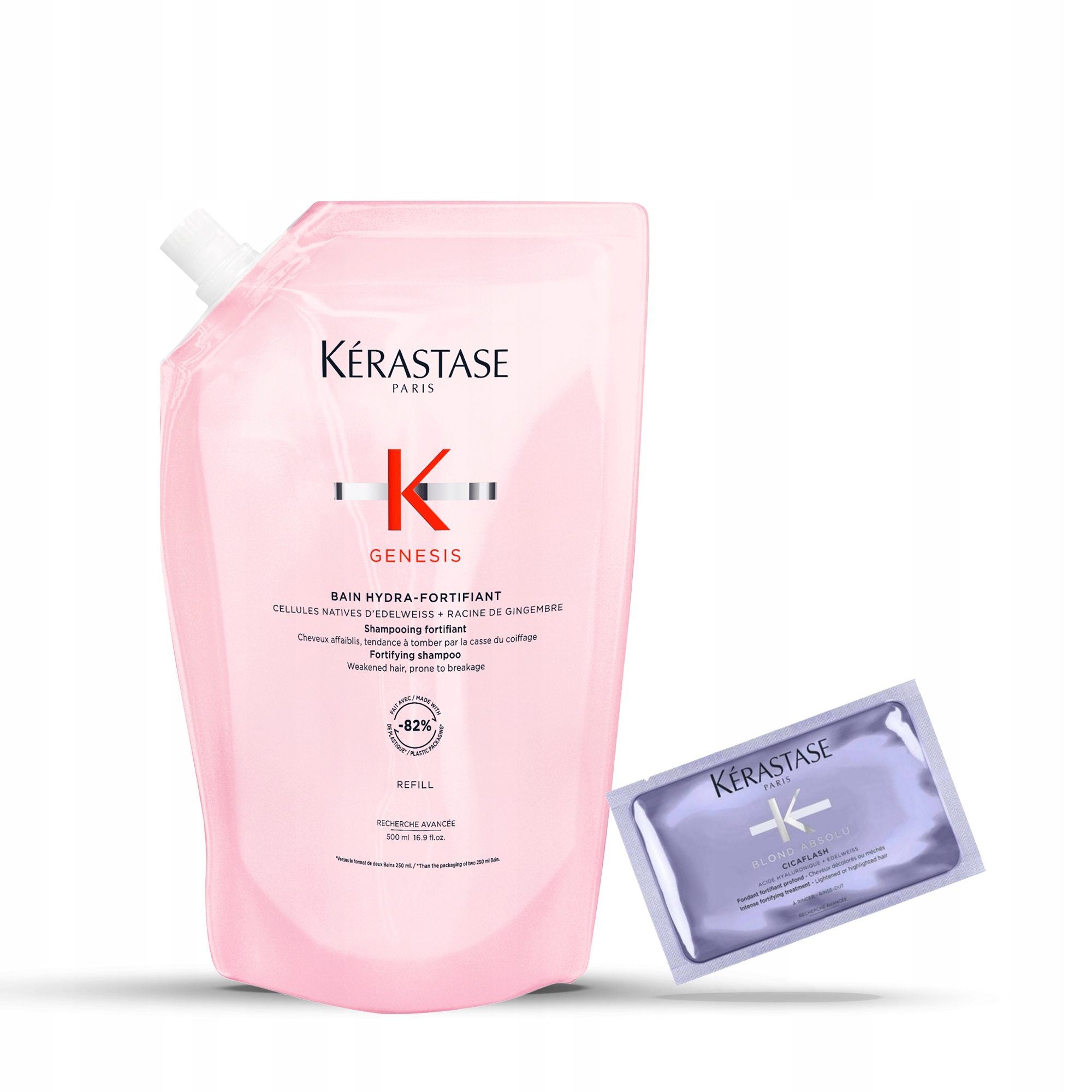 Genesis Szampon Nawilżający Włosy Wypadające Refill+Prezent