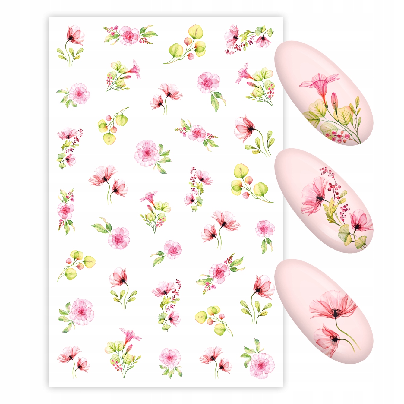 

Neonail Naklejki Wodne Na Paznokcie Do Zdobień 07