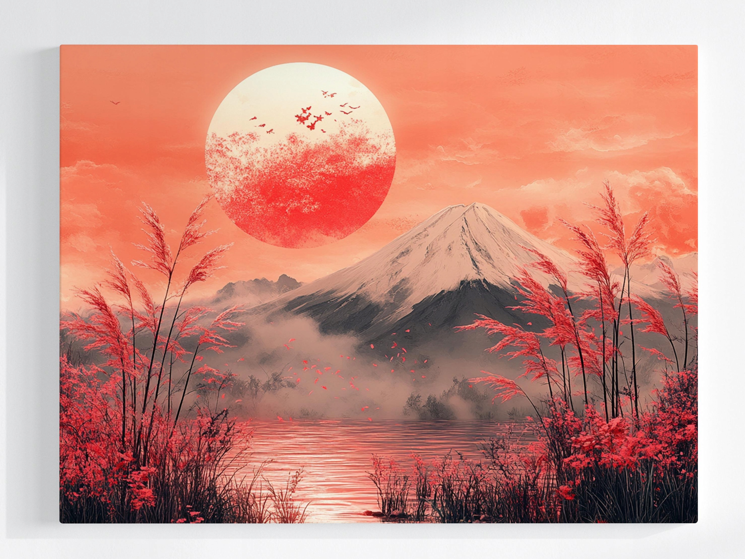 Obraz Na Plátně Canvas Krajina Japonsko Hora Fuji Fudži 80x60