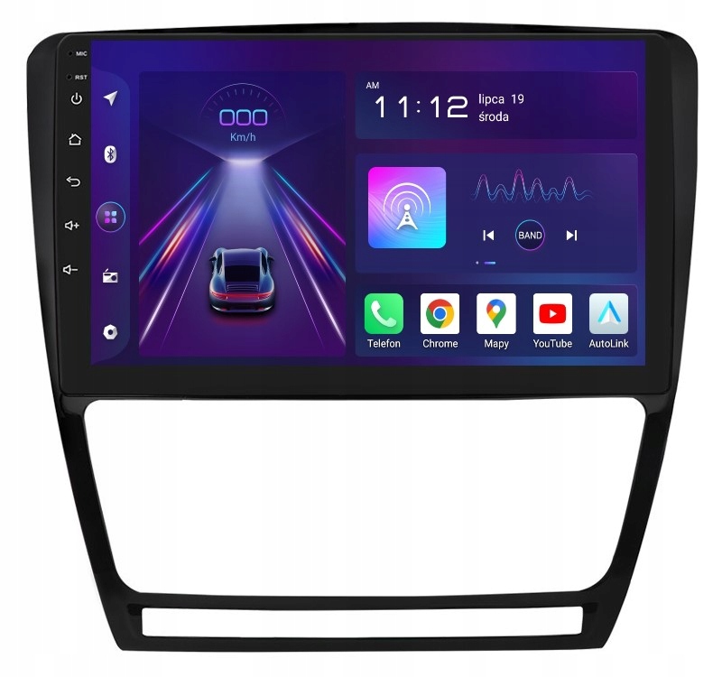 Navigácia Rádio 2DIN Android Škoda Octavia II 2 Dsp Carplay Lte 8/256 Gb