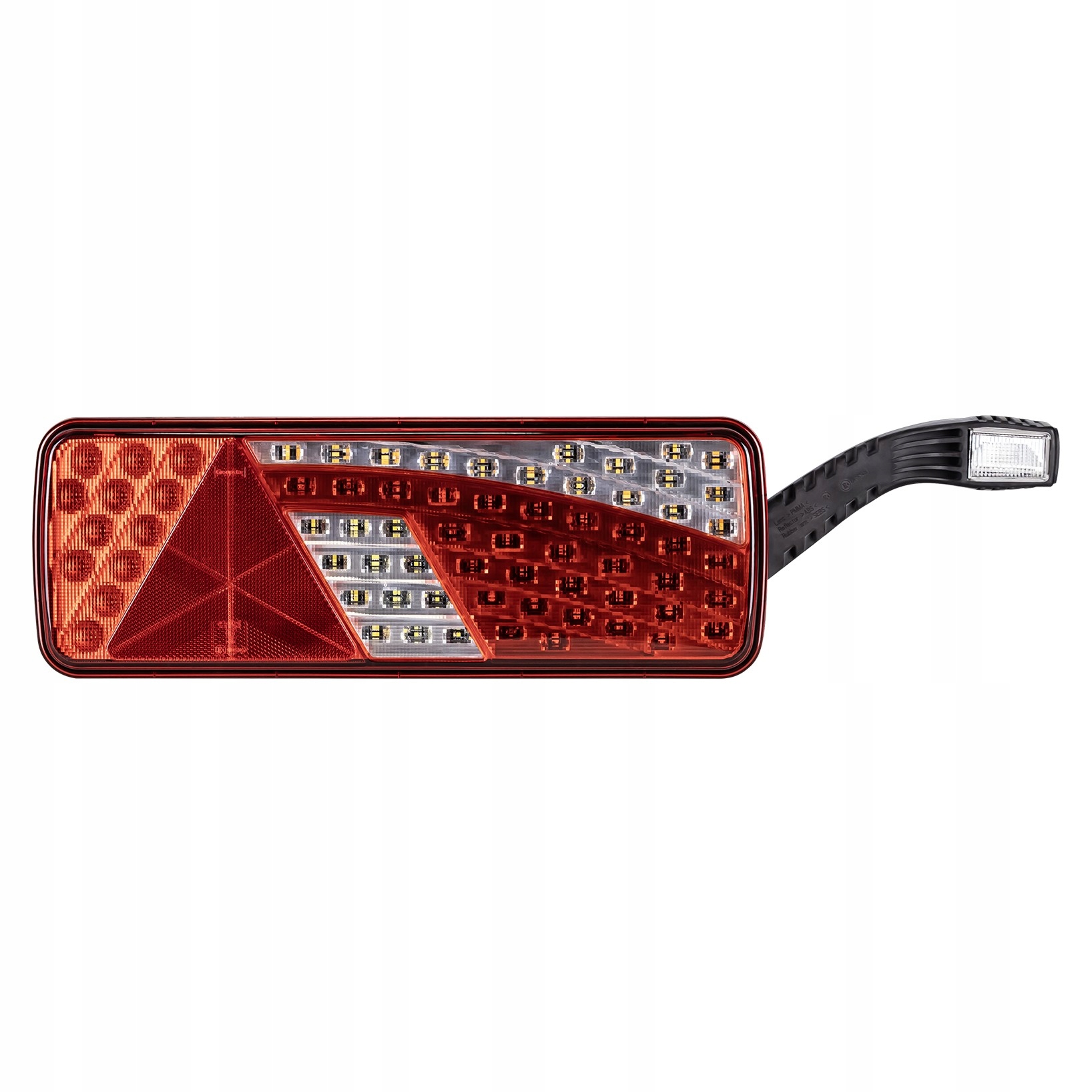 Led zadní světlo trojúhelník pravý obrys šroubu, zarážka, zpětný chod, odrazka P/m