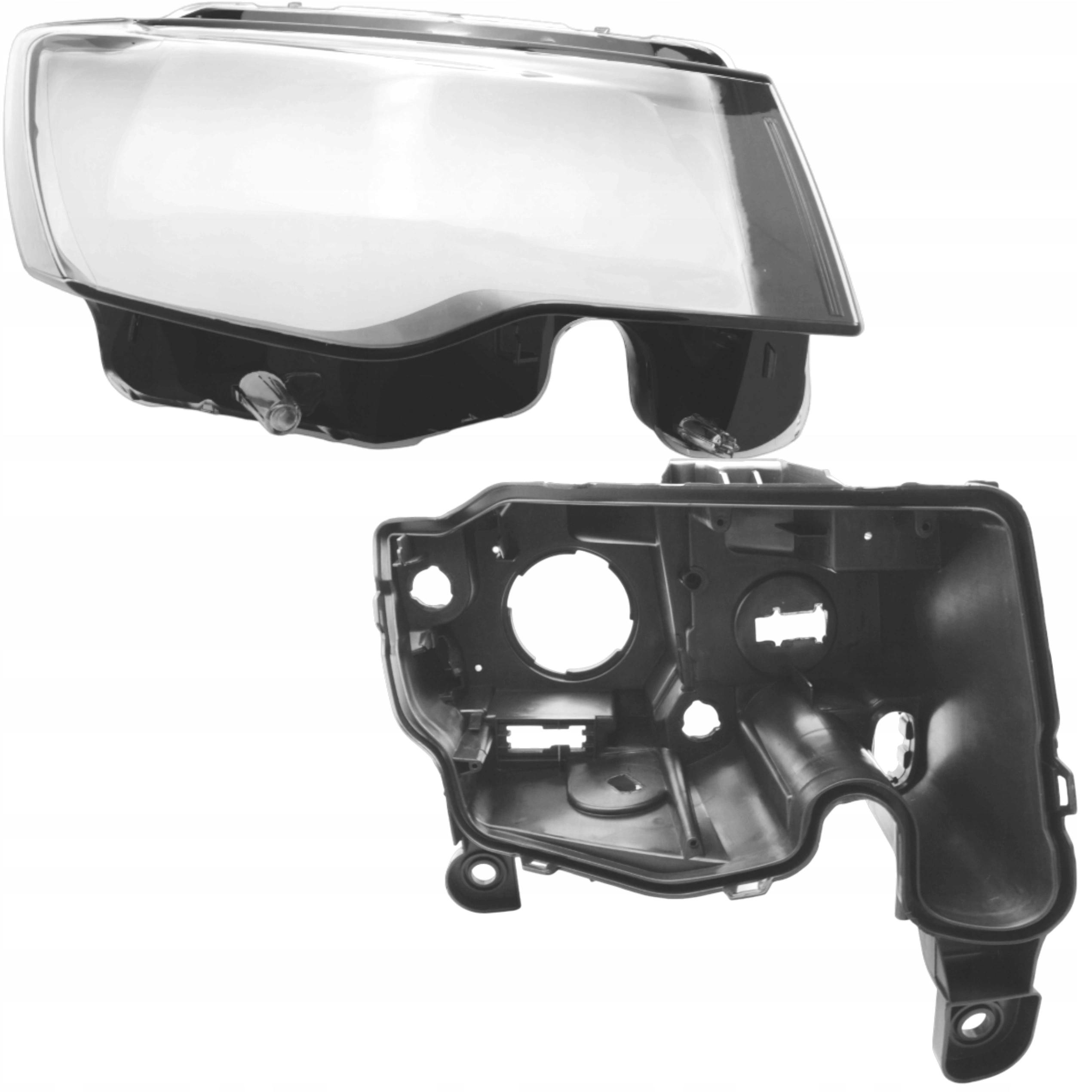 Pouzdro Pravá plechovka reflektorové lampy Jeep Grand Cherokee WK2 14-22 Klosz