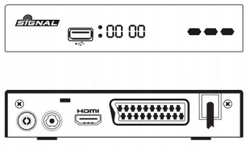 Tuner DVB-T2 HEVC dekoder H.265 PVR T2-BOX Signal Wysokość produktu 3 cm