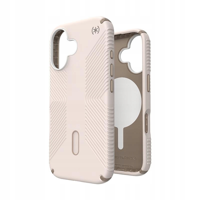Speck Presidio2 Grip ClickLock MagSafe Pouzdro iPhone 16 Bleached Bone