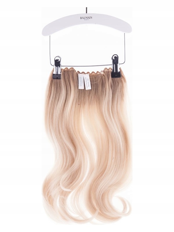 Balmain Příčesek dlouhé přírodní blond vlasy 612a Moscow dámské 40 cm