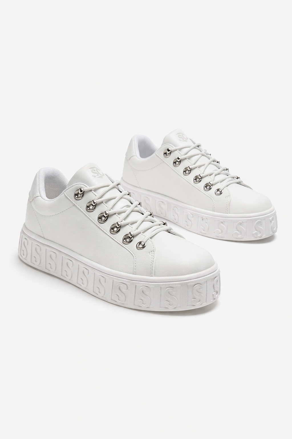 Liu Jo Bílé Sportovní Polobotky S Kovovými Ozdobami 37 I4C