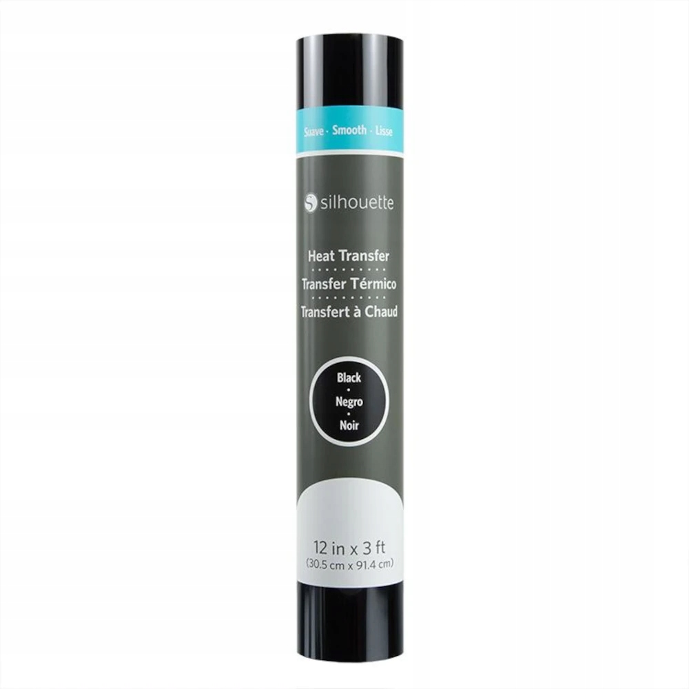 Czarna Folia termotransferowa Silhouette 30,5x91,4 cm