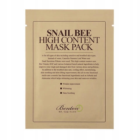 

Benton Snail Bee High Content Mask Pack Maska