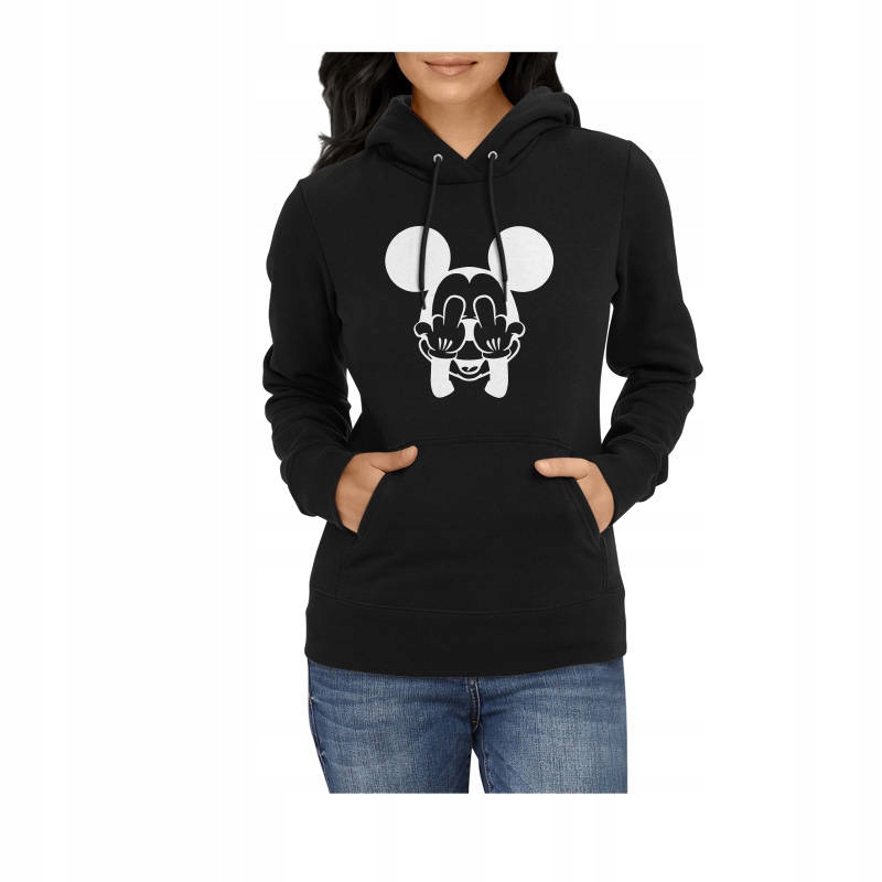 

Bluza damska Mickey f*ck it, czarna 2XL